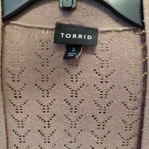 Torrid Mauve Knit Top